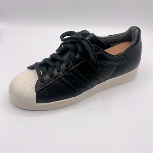 Adidas Superstar 82 Core Black Leather Off White